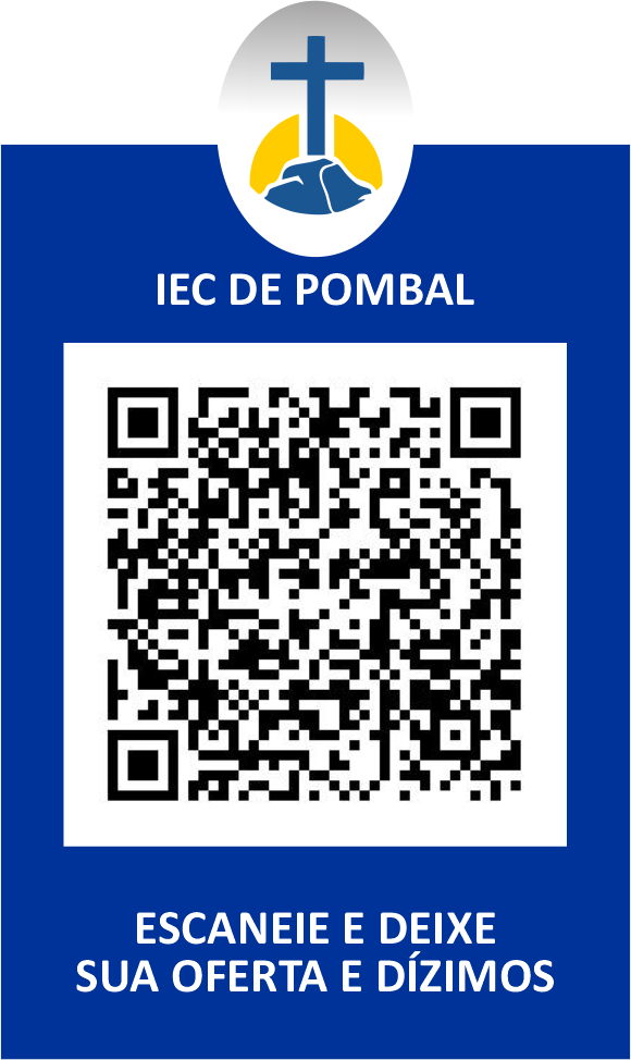 QR Code PIX da IEC de Pombal: escaneie e deixe sua oferta e dízimos